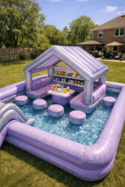 Luxury Floating Resort Pool Pavilion